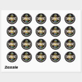 Salomoneilanden Ronde Sticker (Vel)