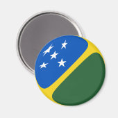 Salomonseilanden Fisheye Flag Magnet (Voorkant / Achterkant)