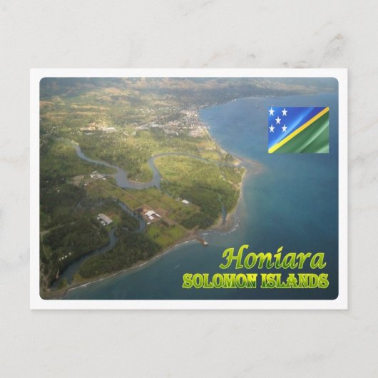 Salomonseilanden - Honiara - Uitzicht vanuit de lu Briefkaart (Voorkant)