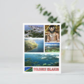 Salomonseilanden - Mozaïek - Briefkaart (Staand voorkant)