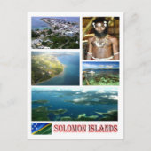 Salomonseilanden - Mozaïek - Briefkaart (Voorkant)