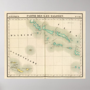 Salomonseilanden Oceanië nr. 32 Poster