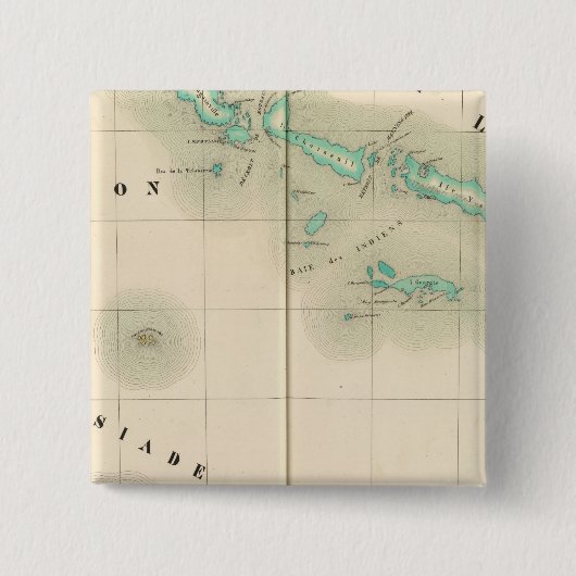 Salomonseilanden Oceanië nr. 32 Vierkante Button 5,1 Cm (Voorkant)