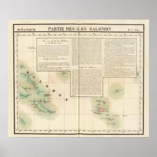 Salomonseilanden Oceanië nr. 33 Poster (Voorkant)