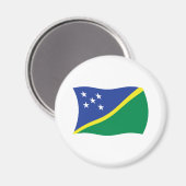 Salomonseilanden Vlag Magnet (Voorkant / Achterkant)