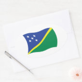 Salomonseilanden Vlag Sticker (Envelop)