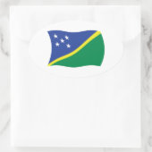 Salomonseilanden Vlag Sticker (Tas)
