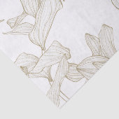 Salomo's zegel (Polygonatum multiflorum) plant. Tissuepapier (Detail)