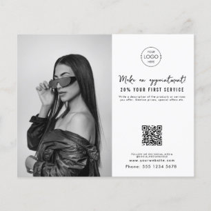 Salon Afspraak Hair Make-up Nails Business Logo Flyer
