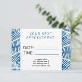 Salon Afspraak Herinnering Kaart (Staand voorkant)