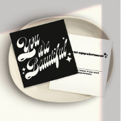 Salon Afspraak Herinnering, Roze Retro Sterren Afsprakenkaartje