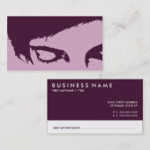 salon afsprakenkaart : emo-stijl afsprakenkaartje (Voorkant / Achterkant)