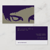 salon afsprakenkaart : emo-stijl afsprakenkaartje (Voorkant / Achterkant)