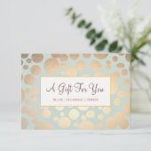 Salon and Spa Faux Gold Leaf Paper (Staand voorkant)