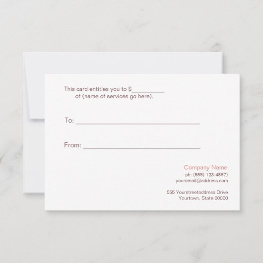 Salon and Spa Faux Gold Leaf Paper (Achterkant)