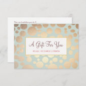 Salon and Spa Faux Gold Leaf Paper (Voorkant / Achterkant)