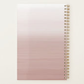 Salon Appointment Blush Waterverf Ombre Planner (Achterkant)
