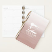 Salon Appointment Blush Waterverf Ombre Planner (Display)