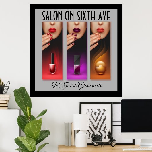Salon Art Poster (Thuiskantoor)