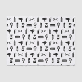Salon & Barber Hairdresser Pattern CUSTOM COLOR Tissuepapier