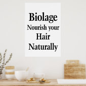 Salon Barbershop Poster Haar Nourish Biolage  (Keuken)
