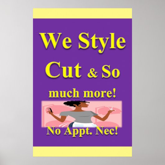 Salon Barbershop Posters (Voorkant)