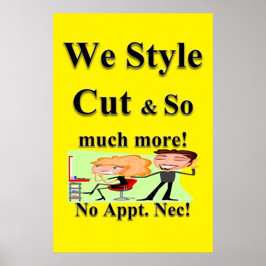 Salon Barbershop Posters (Voorkant)