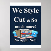 Salon Barbershop Posters (Voorkant)