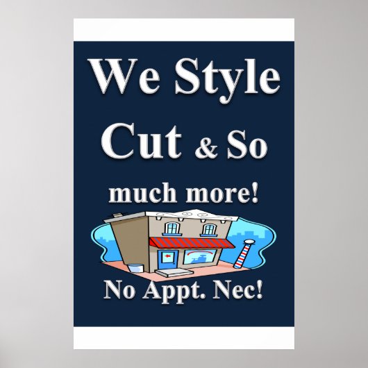 Salon Barbershop Posters (Voorkant)