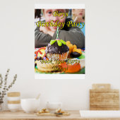 Salon Barbershop Posters Boys Birthday Haircut  (Keuken)