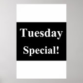 Salon Barbershop Posters Dinsdag Speciaal (Voorkant)