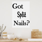 Salon Barbershop Posters Got Split Nails? (Keuken)