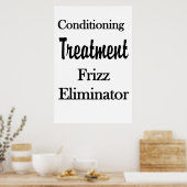 Salon Barbershop Posters Hair Conditioning Frizz (Keuken)