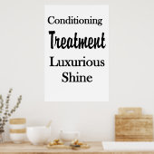 Salon Barbershop Posters Hair Conditioning Shine (Keuken)