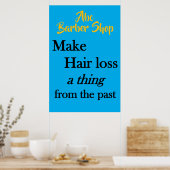 Salon Barbershop Posters Hair Loss  (Keuken)