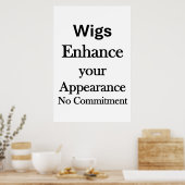 Salon Barbershop Posters Hair Wigs Enhance (Keuken)