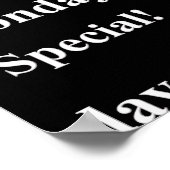 Salon Barbershop Posters Maandag Speciaal (Hoek)