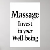 Salon Barbershop Posters Massage Well-being (Voorkant)