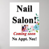 Salon Barbershop Posters Nail Salon (Voorkant)