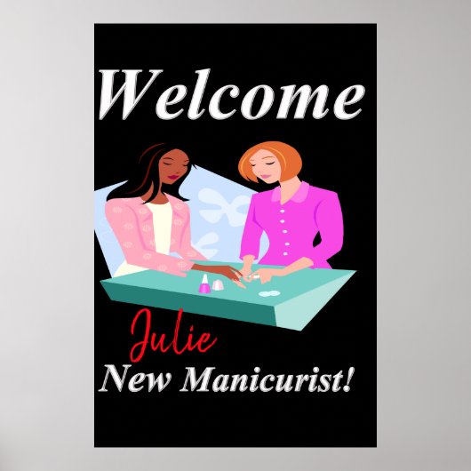 Salon Barbershop Posters New Manicurist (Voorkant)