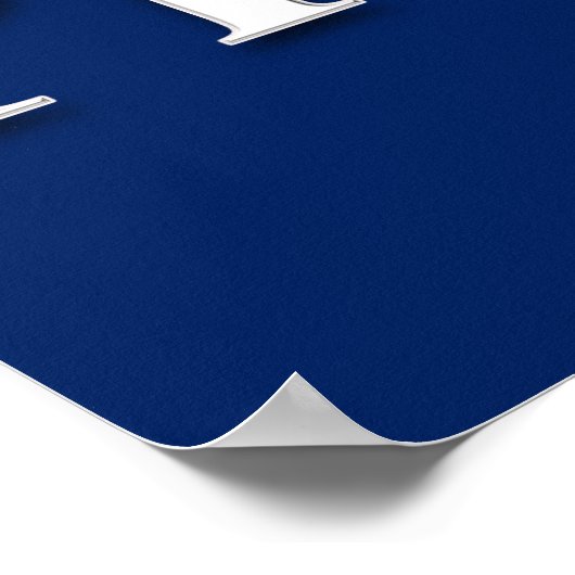 Salon Barbershop Posters Referral Programme Blue (Hoek)