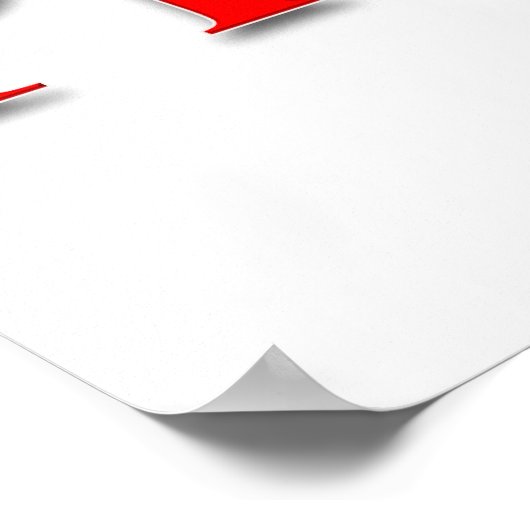 Salon Barbershop Posters Referral Programme Red (Hoek)