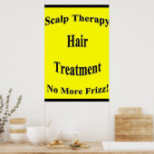 Salon Barbershop Posters Scalp Therapy (Keuken)
