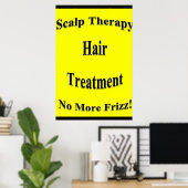 Salon Barbershop Posters Scalp Therapy (Thuiskantoor)