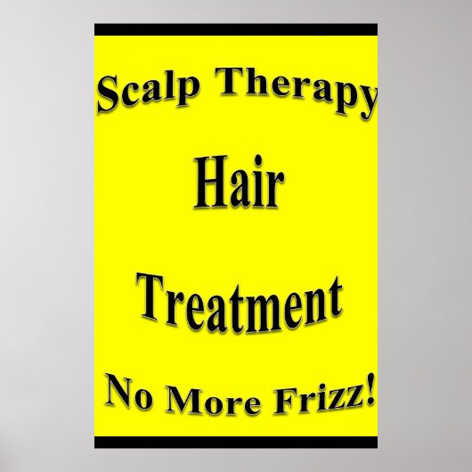 Salon Barbershop Posters Scalp Therapy (Voorkant)