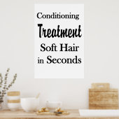Salon Barbershop Posters Soft Hair Conditioning  (Keuken)