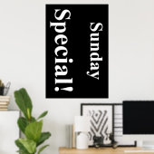 Salon Barbershop Posters Sunday Special (Thuiskantoor)