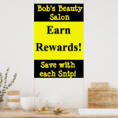 Salon Barbershop Posters verdienen beloning (Keuken)