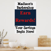 Salon Barbershop Posters verdienen beloning (Keuken)