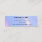 Salon Beautician Makeup Mini Visitekaartje (Achterkant)